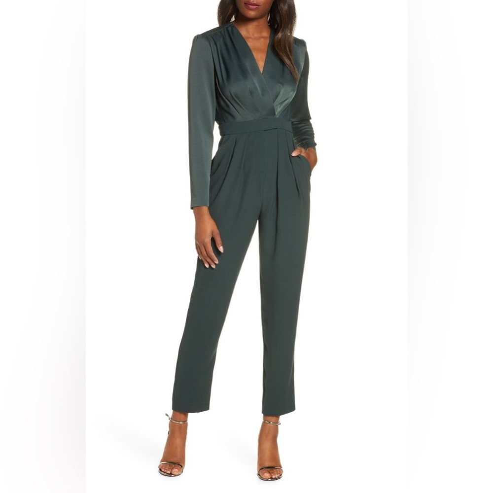 Eliza J Long Sleeve Jumpsuit